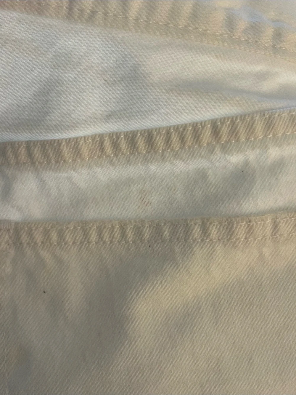 Abercrombie & Fitch White Boyfriend Shorts - Mid Rise